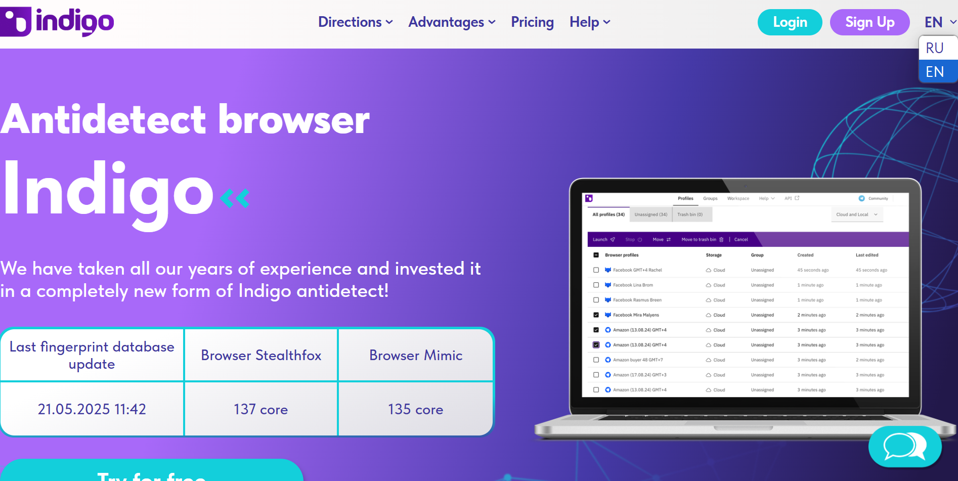 Indigo Browser